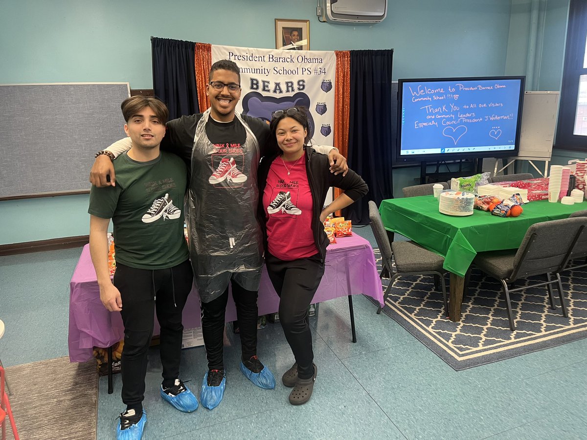 WalkAMileNRShoe's tweet photo. Today for Martin Luther King Jr Day, we participated in the MLK Day of Service where we repainted the hallways of Barack Obama Elementary School in Jersey City, NJ. Thank you to those volunteers that participated and a special thank you to the kind and hard working individuals that we bonded with and helped make such an impactful presence ✨
.
.
.
#communityservice #community #volunteer #nonprofit #givingback #volunteering #love #service #giveback #donate #charity #rotaract #education #covid #volunteers #rotary #donation #helpingothers #rotaryinternational #makeadifference #unity #communityleader #family #communitysupport #leadership #communitylove #servant #nonprofitorganization #eugenecampbell #walkamilenourshoes