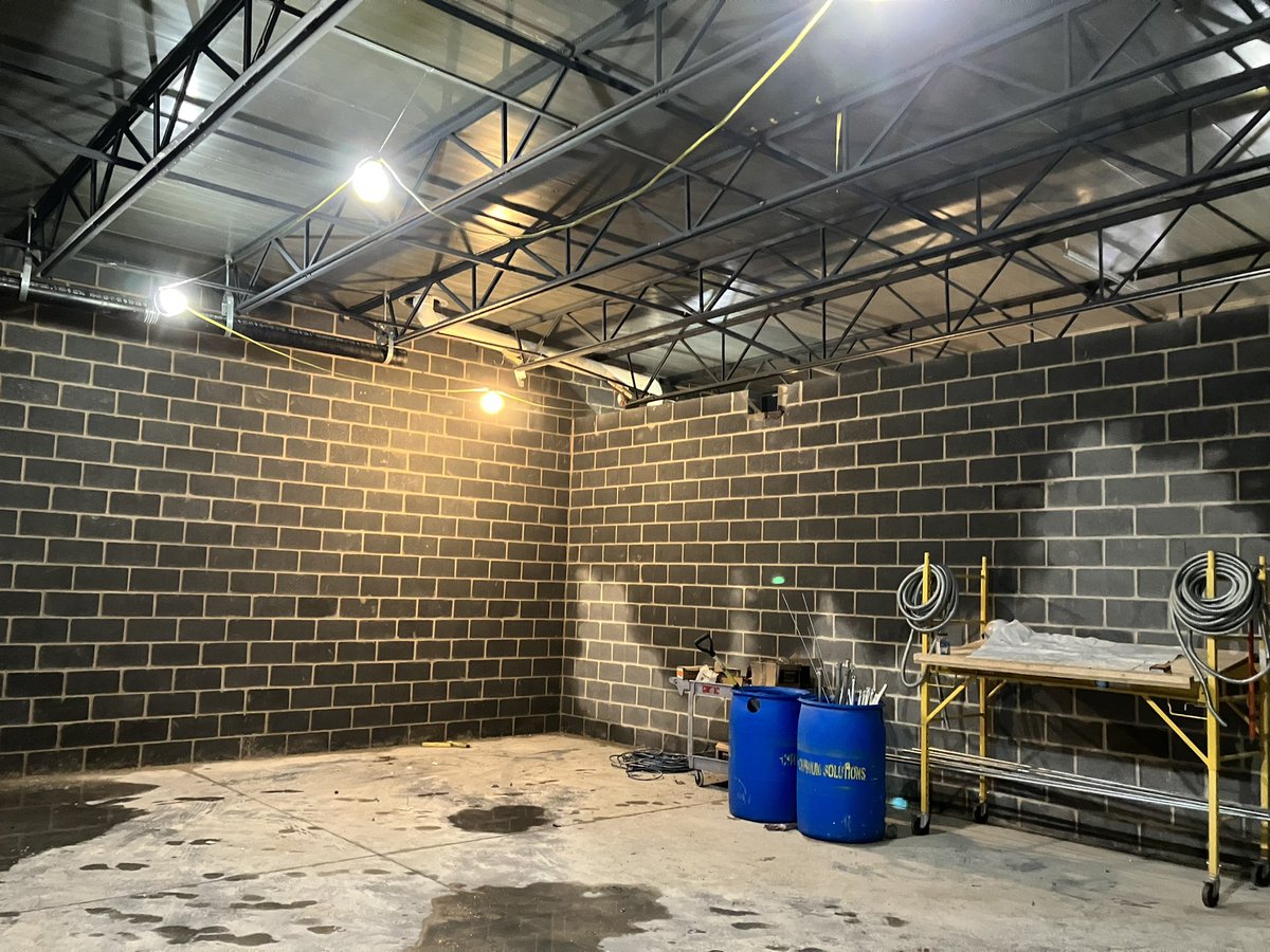 Updates pictures of the band room and storage area.
