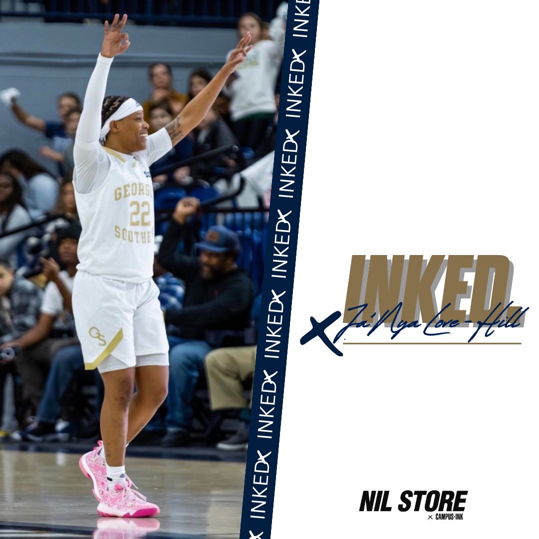 GSNILStore's tweet photo. JUST IN: Ja’Nya Love-Hill of @GSAthletics_WBB is building the brand with the @nil_store family! 

Stay tuned for her officially licensed merch coming soon!
#GASouthern #GASouthernNIL #NILSTORE https://t.co/mWqiTfI1EW
