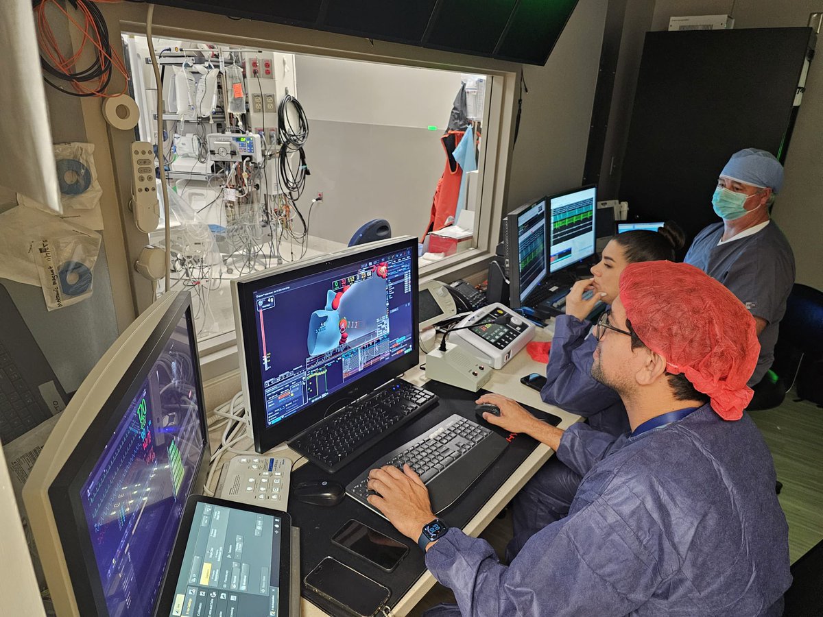 vivasfhrs's tweet photo. Honored to host our LATAM EP colleagues Doctor Michael Peltzer &amp; Engineer @alemunozAR visiting from Santiago de Chile.Incredible opporunity to share workflows and experiences. Special thanks to @JuanBurnTerm  for his mapping skills that never stop to amaze @AbbottCardio #ablateAF https://t.co/xozoab7gnr