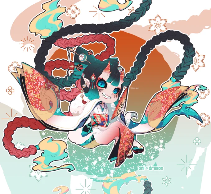 【Vるるふ】鬼×龍見えにくかったけど実は尻尾ありました 