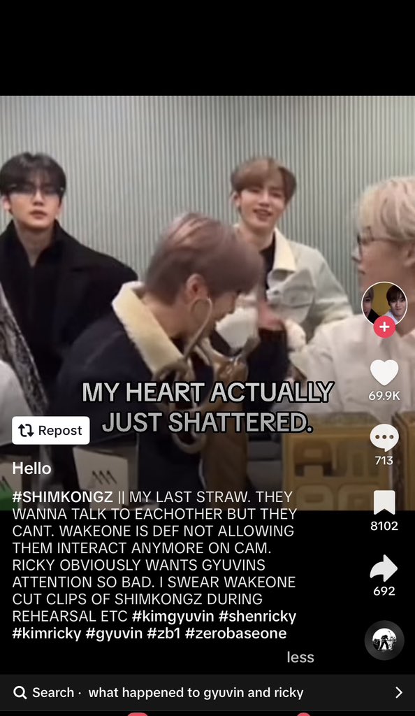 rikcyshen's tweet photo. these tiktok stans have got to be just making shit up https://t.co/8pS98viNWW