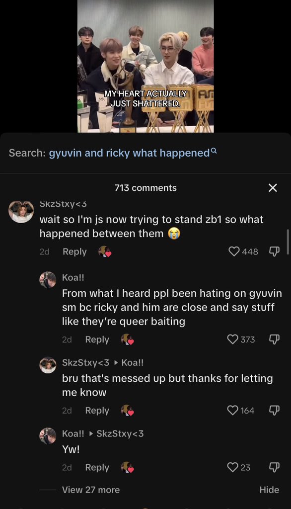 rikcyshen's tweet photo. these tiktok stans have got to be just making shit up https://t.co/8pS98viNWW