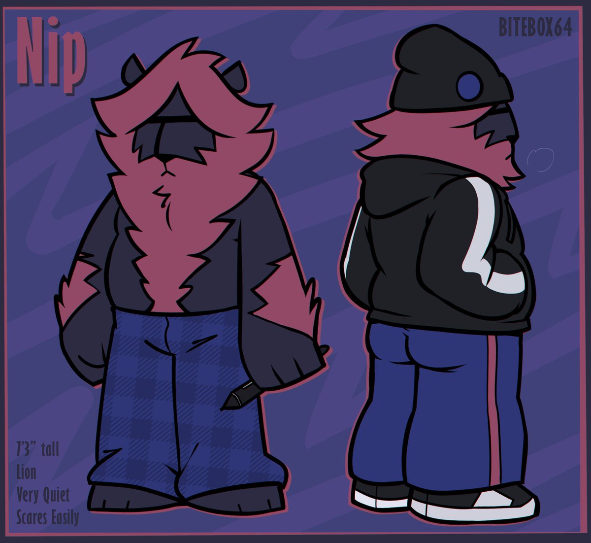 BiteBox64's tweet photo. For 2024 I wanted to try to be less of a introvert, so to start I thought I'd share the sona I made a bit ago, Nip. 
It's been a recurring thought how most people DMing me basically nothing about me and I wanna change that lol.
I also made an alt to chat more publicly @NipsBox64 https://t.co/pspcTFiRqu