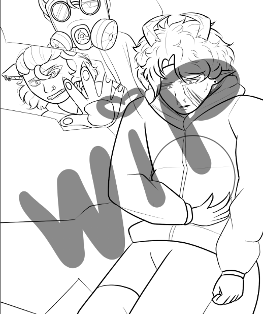 AnimatedPizza's tweet photo. Thank y'all for joining me for stream today! Here's what we got done so far ^^ I'll see you all tomorrow to finish up this piece!
Take care!
WIP of a #QSMPPurgatory2 piece for #teamcapybara! Because, I, have thoughts and no one will stop me https://t.co/AczPBNTlgi