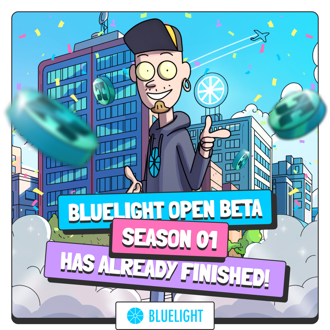 Boom! Season 01 just wrapped up today, folks! 💥 

Want to know who rocked the leaderboards? Head to the bluelight.inc website and check out the top 5 players. But hold on tight! We'll be revealing all the results during our AMA session next week. So, hang in there for