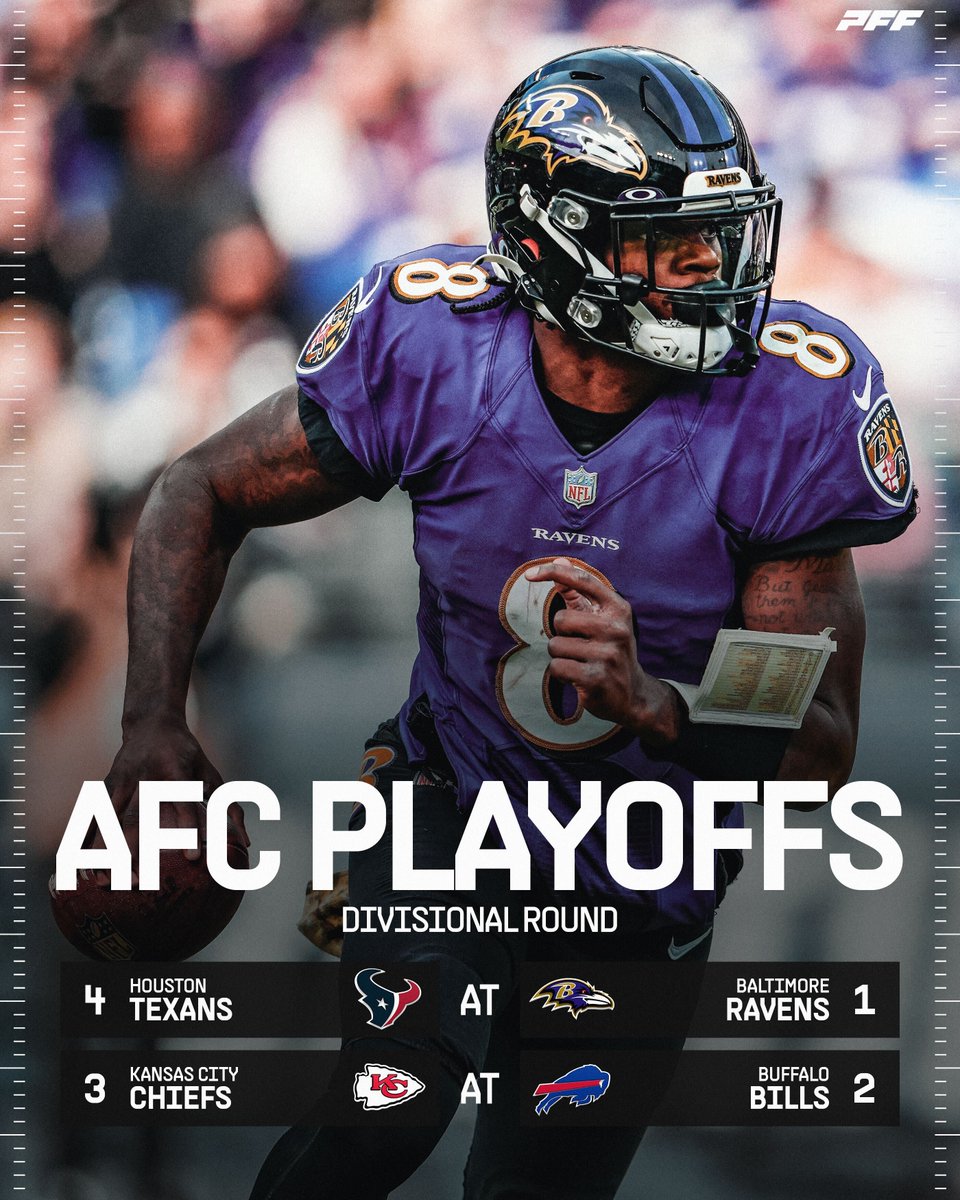 The Divisional Round matchups in the AFC are set 🍿