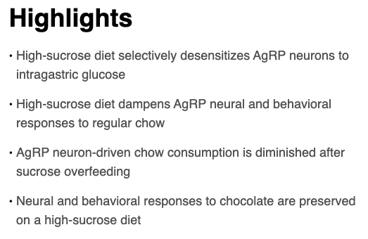 HealthyFellow's tweet photo. #Sucrose overconsumption impairs AgRP #neuron dynamics & promotes #palatable #food intake
https://t.co/NIYznIpk52
@_atanas_ @_INPST @ScienceCommuni2 @DHPSP @robbwolf @drjenunwin @FructoseNo @drandyphung @ProfTimNoakes @davidludwigmd @DrPalmquist https://t.co/g0zsaeL3mx