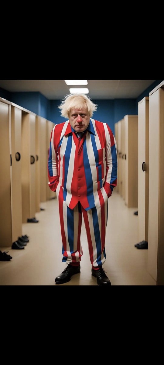 hatearacist's tweet photo. This is clown and we're still paying for this circus ... 

It's time Tories .. we need a GE !! 
#ToriesOut
#NeverAgainIsNow 
#GTTO
#KSFPM https://t.co/wYZ3h976rI
