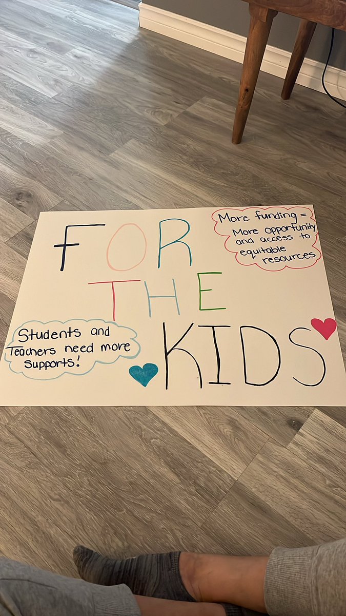 I need more supports for myself and my students in order to do my job well. 
There is an increase in violence in schools and lack of purpose for many. We need more resources to help us make safe and equitable spaces for ALL students. @SaskTeachersFed 
#highschoolteacher