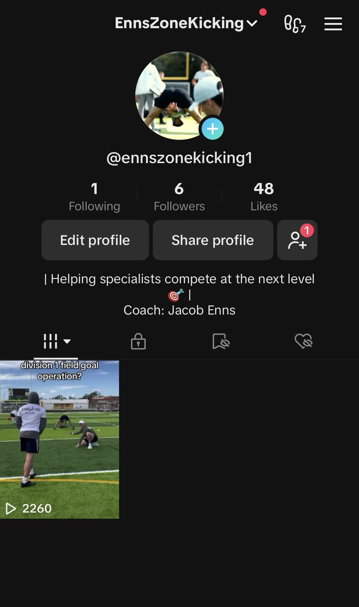 EnnsZoneKicking is officially on TikTok ‼️

Give a follow for more kicking, punting, and snapping content. 

More great videos to come, Link Down below ⬇️
