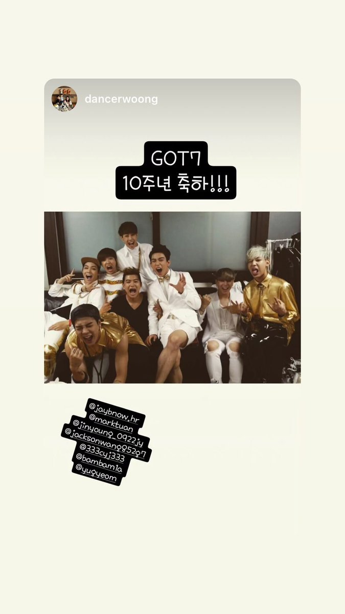 [🌴] JayB IG Story:

🌴 10주년 20주년30주년 언제까지나~!!

🔗 instagram.com/stories/jaybno…
#ADecadeWithGOT7 
#JAYB #제이비 <a href="/jaybnow_hr/">JAY B</a> #GOT7 #갓세븐