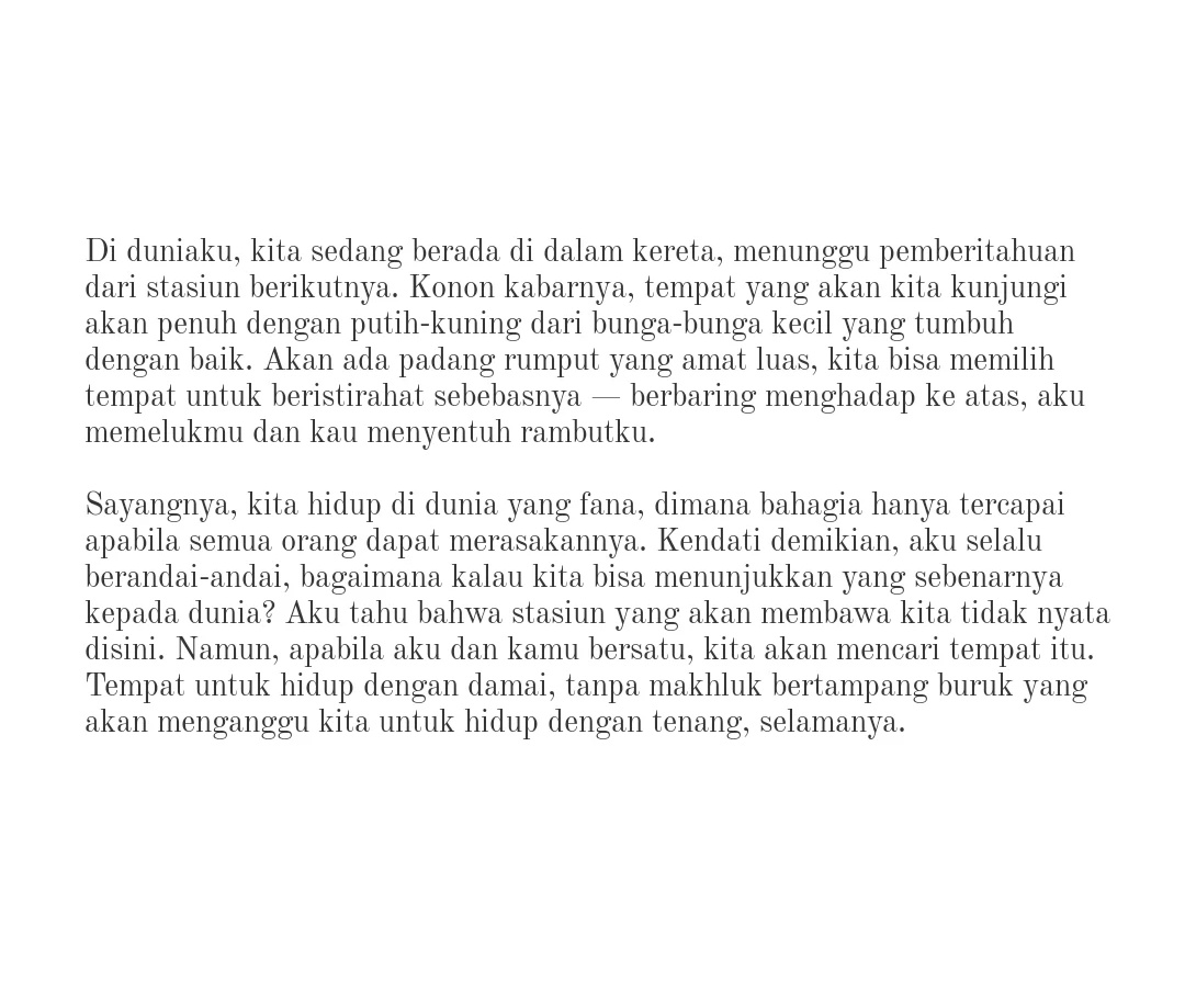 hiraipedia's tweet photo. — Untuk kita, dari pemberhentian kereta berikutnya (Monster, 2023) https://t.co/Hw95xEknUw