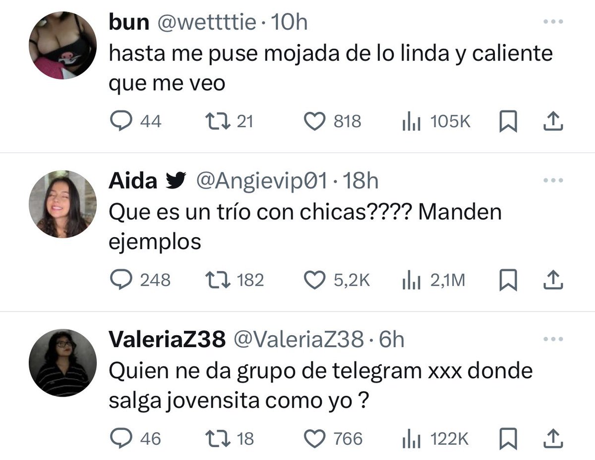 Jueputa pero esas cuentas de mierda de donde putas salen??? Bloqueo 1 y aparecen 5 más que fastidio.