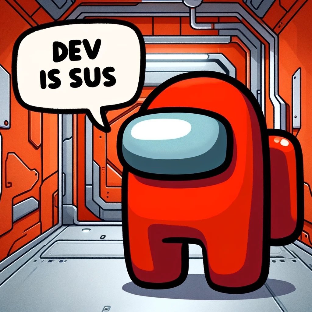 JamesCarlton70's tweet photo. @SimplyOryx You may not be $SUS but someone among us is bro @DevIsSus_Sol https://t.co/yoxb9dvXpD