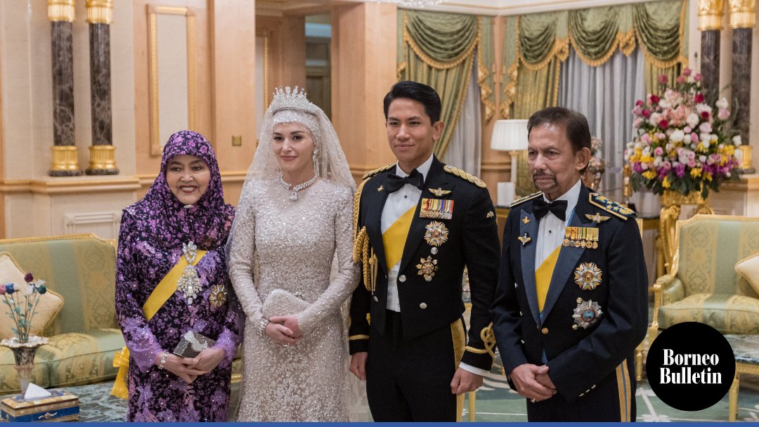borneo_bulletin's tweet photo. Royal union feted
📸: Rafi Rosli
#national #brunei #bruneinews #borneobulletin #bruneiheadlines #royalwedding #PrinceMateen #ceremony #Majlis #Persantapan #Diraja #royalbanquet https://t.co/KfmLUuLhB6