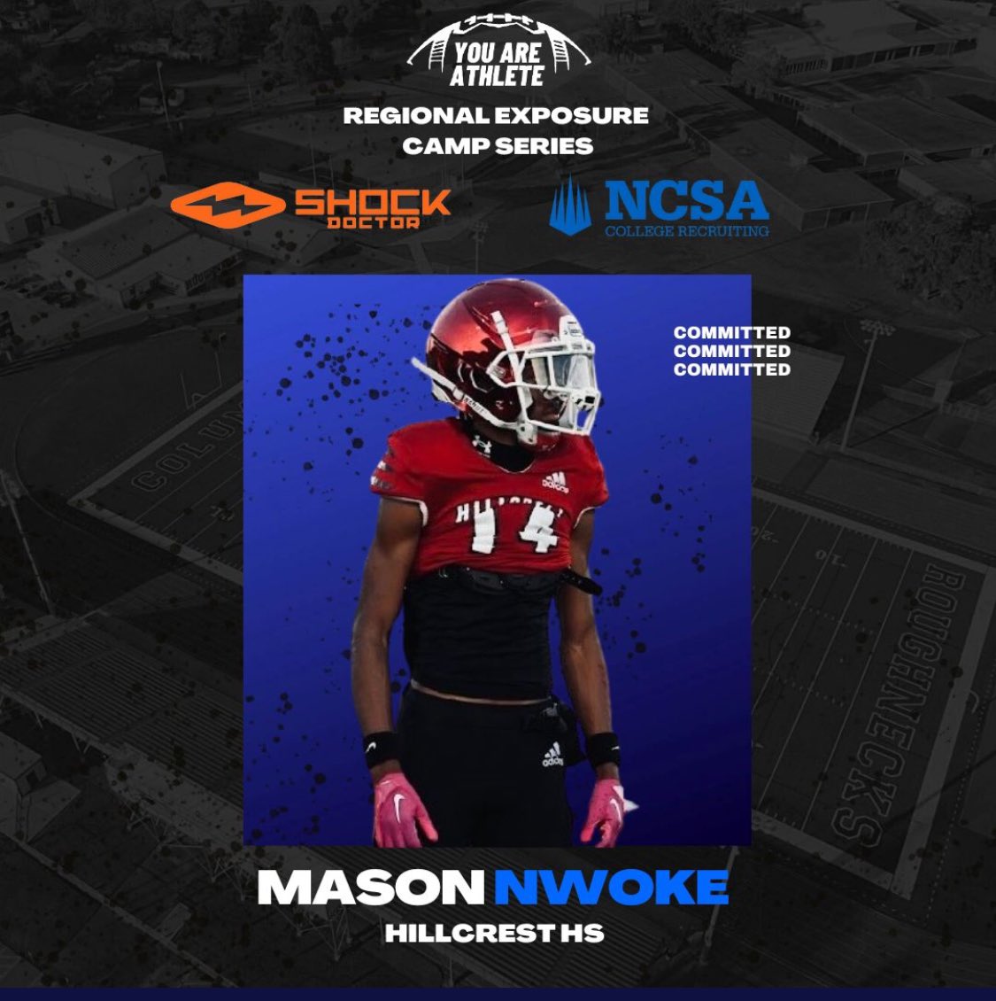 Masonnwoke's tweet photo. Thank you for the camp invite @youareathlete and @ShockDoctor https://t.co/cP5uircpFM