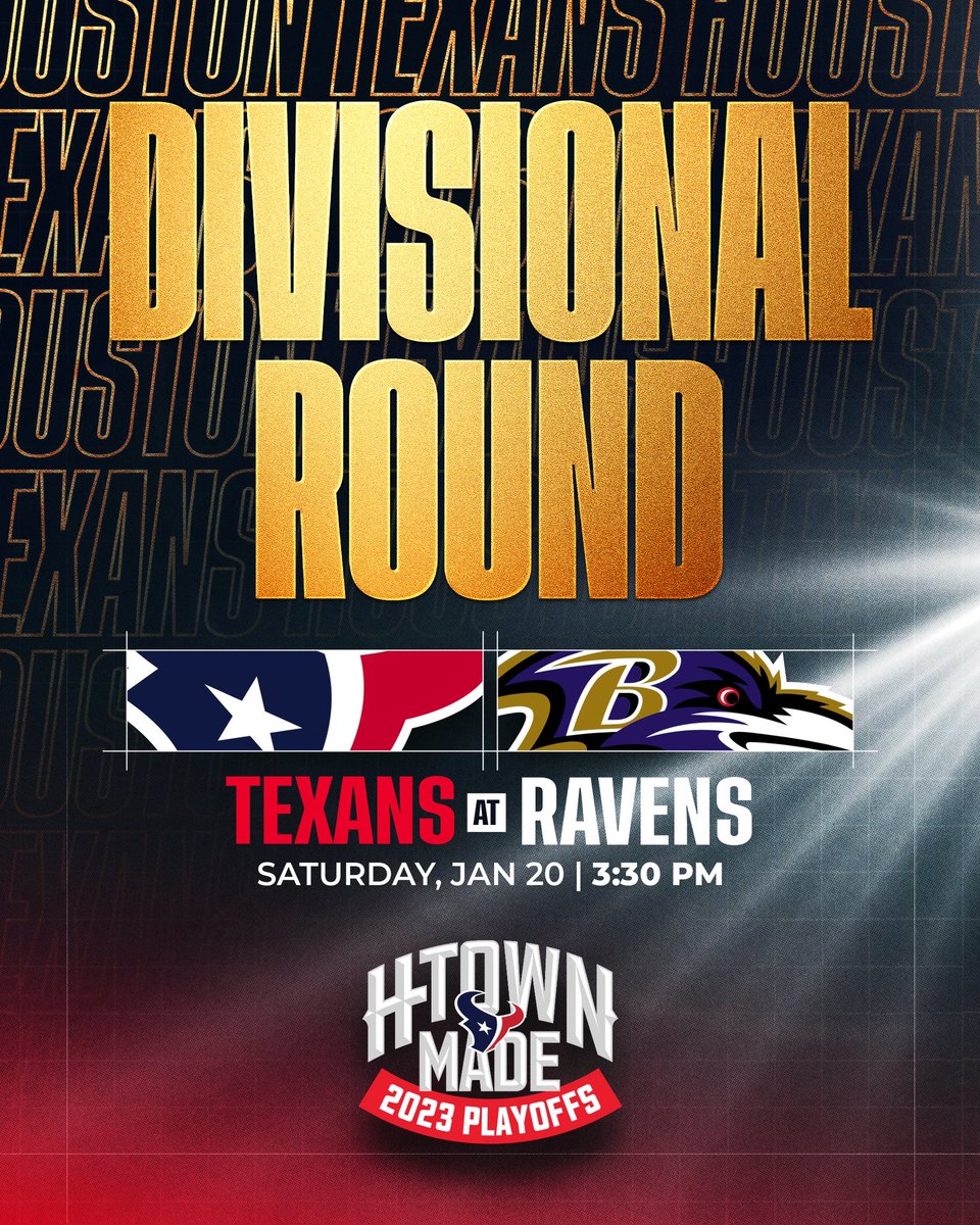 HoustonTexans's tweet photo. See you in Baltimore 😤 https://t.co/aI8jtzJhqw