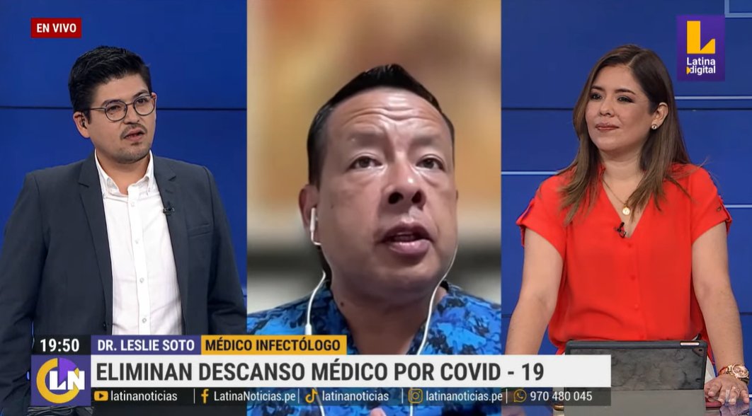 CatalinaQuinto_'s tweet photo. Emotiva entrevista al doctor Leslie Soto tras permanecer en UCI por COVID-19. Felizmente, hoy son otros tiempos. https://t.co/MMQkU43i7H

 Vía @Latina_Noticias https://t.co/QxzhS0oEIr