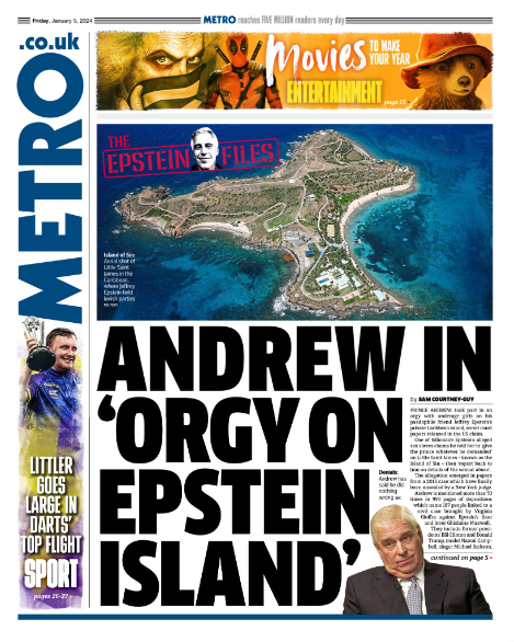 They want you to focus on a baby's name, so you'll forget about a grown-up's 'orgy'. 

#ThatFamily #EpsteinIsland #EpsteinFiles #Epstein #AndrewWindsor #PrinceAndrew #royalpropaganda #invisiblecontract #LizTheLast  #AbolishTheMonarchy