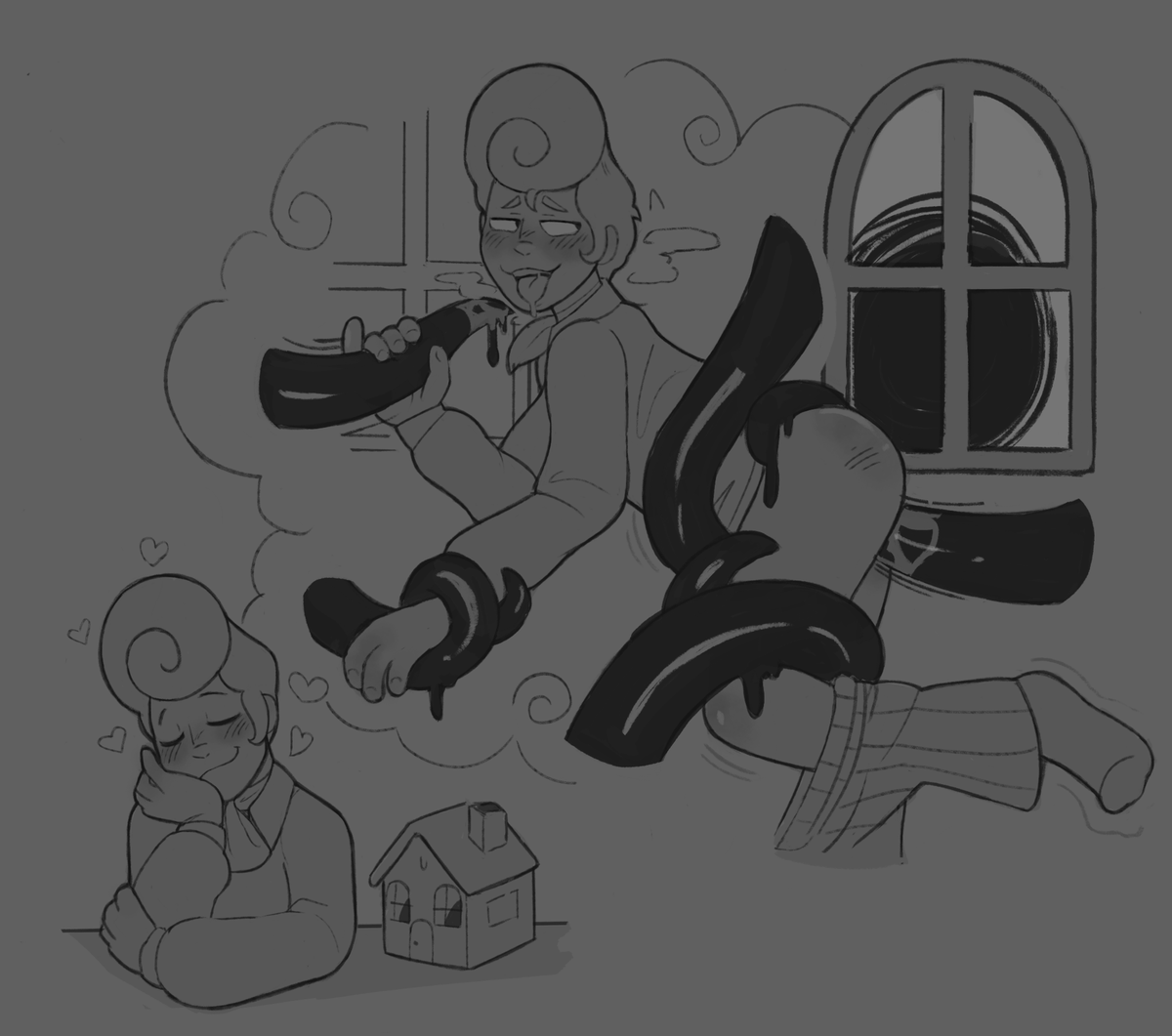 homescloset's tweet photo. a commission for gin ! 
#playfellowxxx https://t.co/DlXIU6wiPf