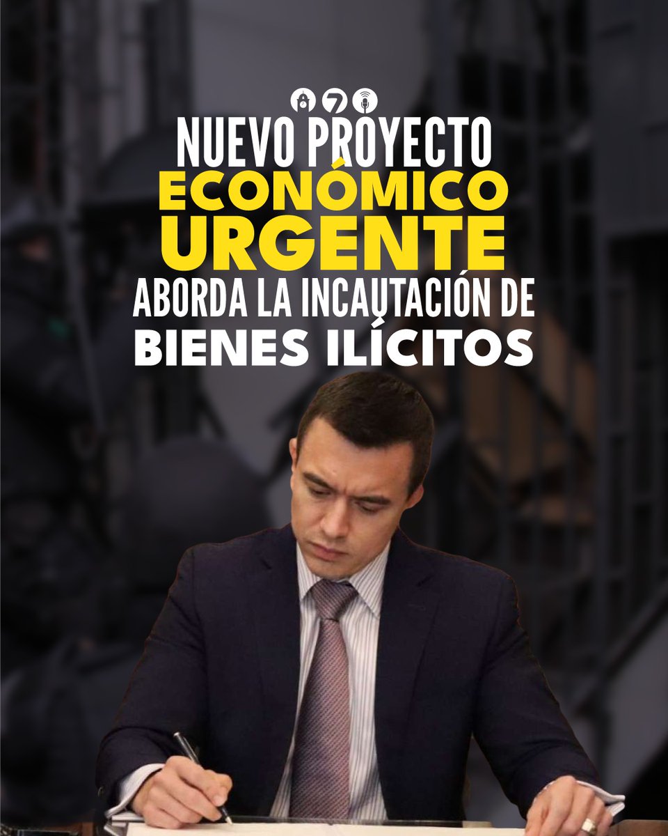 el_telegrafo's tweet photo. #URGENTE | El Ejecutivo envió otro proyecto con carácter de económico-urgente a la Asamblea. Trata sobre la extinción de dominio que tiene que ver con los bienes incautados de origen ilícito. #LéaloenET: https://t.co/Kc6jJCQsJo https://t.co/tTw04ooh82