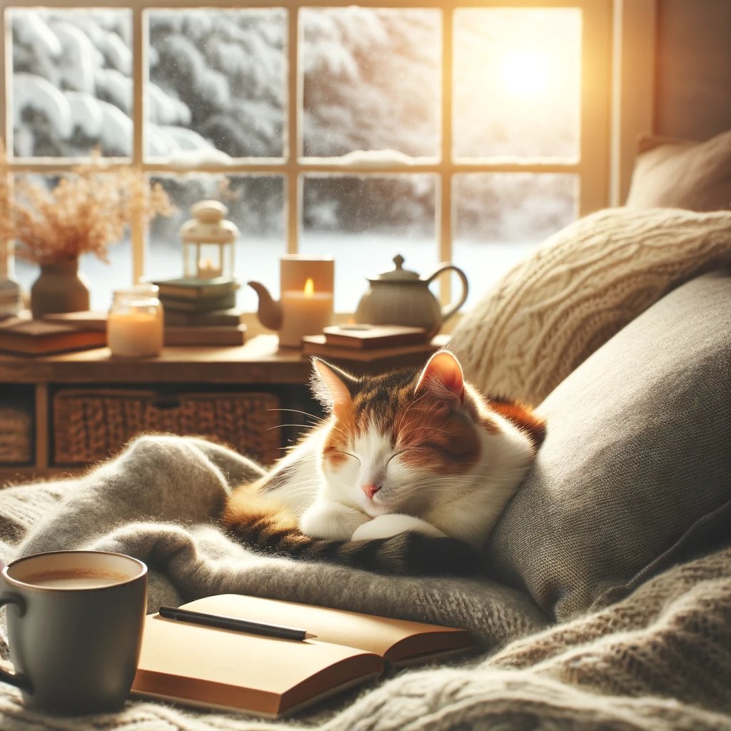 engineertokyo47's tweet photo. Best things in this weather 
#cat #lovecat #CoffeeWithCat #ChatGPT #AI https://t.co/OM6gkxI79i