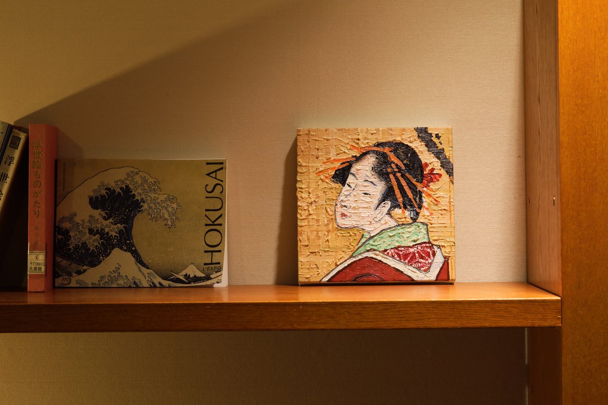 hokusai_kan's tweet photo. 「いざ、勝負！」展特別企画　北斎×現代のアーティスト
展示作品の一部を先行してご紹介します。４名のアーティストに、北斎館の作品から新しい作品を制作していただきました。
企画展「いざ、勝負！」は、20日からスタートです。 https://t.co/l5XRpzaEvM