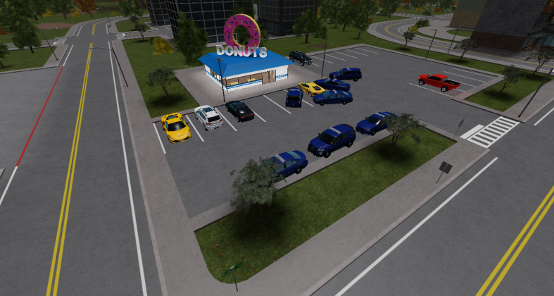 BatCityPage's tweet photo. Hey this donut shop looks VERY familiar our old developer @ConnorPlayz19  really stole Bat City donut shop and added it in his game... interesting https://t.co/wgjZtQCaei