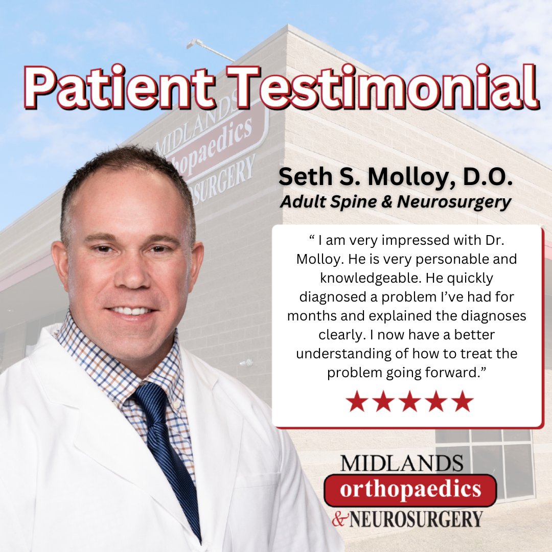 MidOrthoNeuro's tweet photo. You're always in good hands with Dr Molloy! https://t.co/nkBvw0XLUw