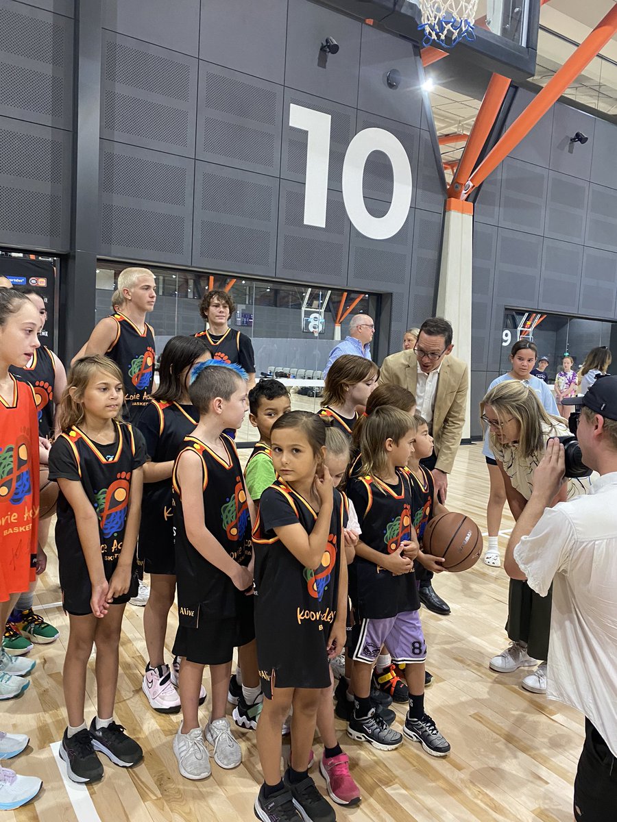 Steve_Dimo's tweet photo. So proud to open the State Basketball Centre alongside @JacintaAllanMP today. The highest demand for basketball in the country is in Knox and today we get to deliver this facility with 18 courts to serve the local community, wheelchair-basketball and elite level players. https://t.co/dMc1gHKTDt