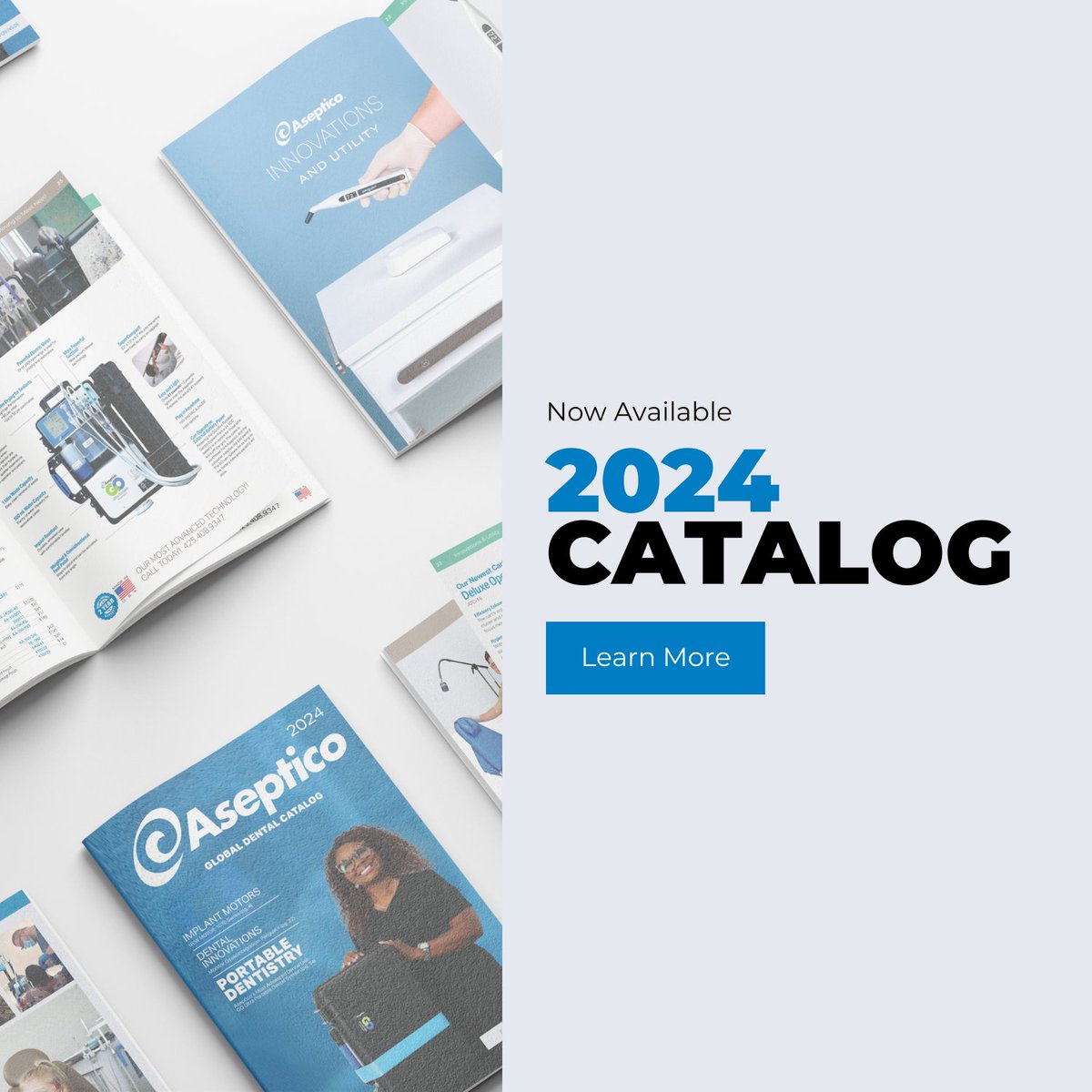 NEW 2024 CATALOG IS HERE! From implant dentistry to portable dental solutions, dive into pages filled with the latest in dental equipment and gear up for a year of excellence in your practice. #Dentistry #DentalInnovation

View The Digital Catalog Here: ow.ly/J34e50Qr74s
