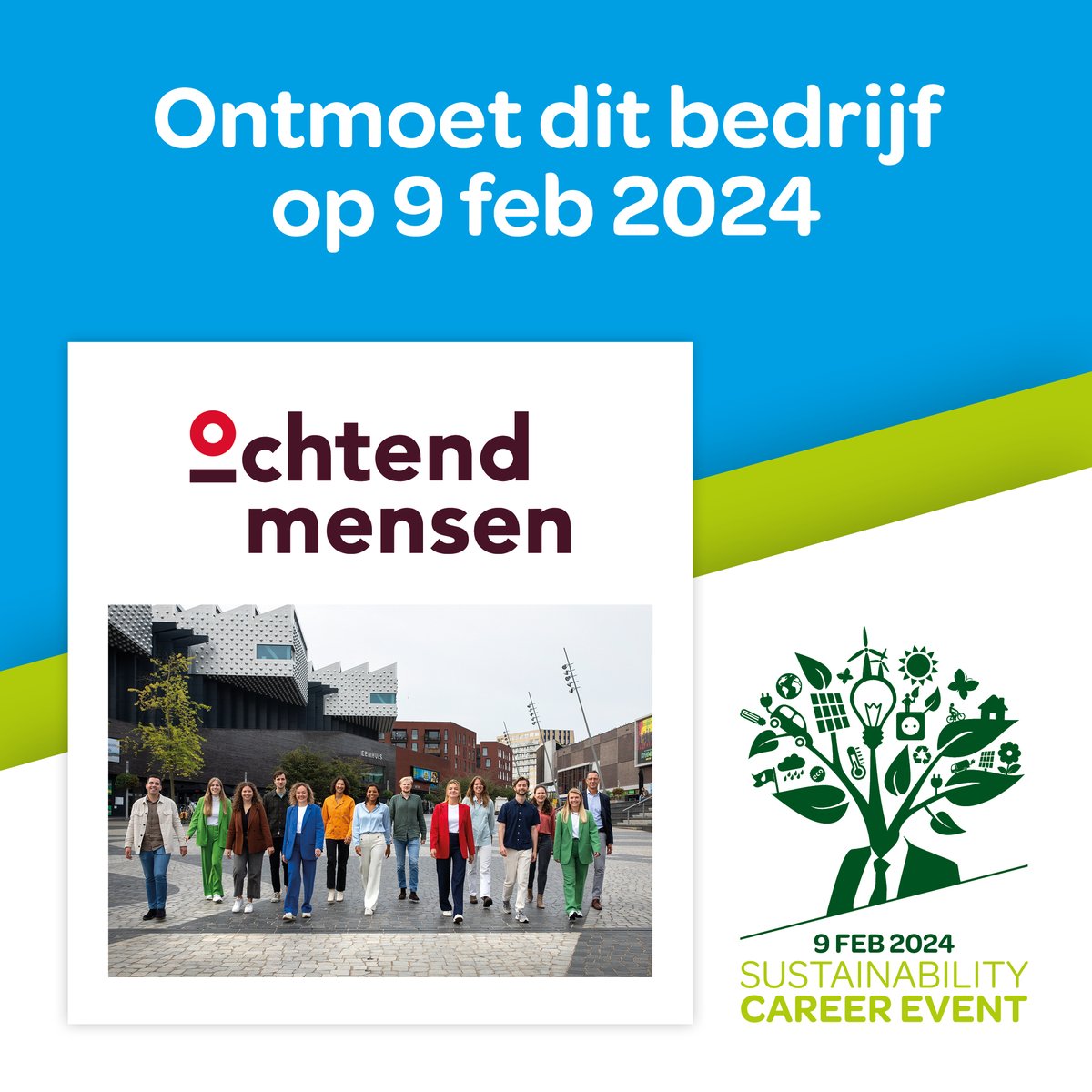🤔 Moet je een duurzaamheidsopleiding hebben voor #SCE2024 op 9 feb in Utrecht? 😍 Nee dat is niet nodig. Je motivatie en interesse zijn het aller belangrijkste. ➡ Deze bedrijven willen je graag in de praktijk alles leren! 🌍 sustainabilitycareerevent.nl