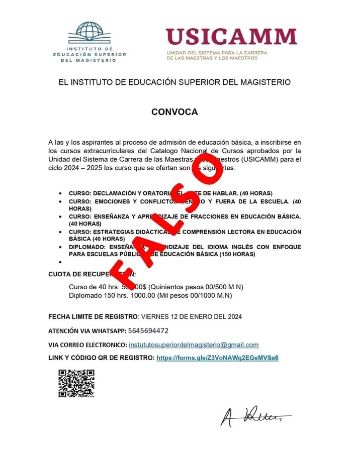 G3MW4's tweet photo. Cada año el @USICAMM_OFICIAL sube un catálogo de los cursos que acepta para admisión, pero este año no puso contactos con las escuelas que los impartirán, por ello, se presentó un fraude a más de 200 maestros que creyeron ingresar a la página del IESMA https://t.co/43VDc4qaK6