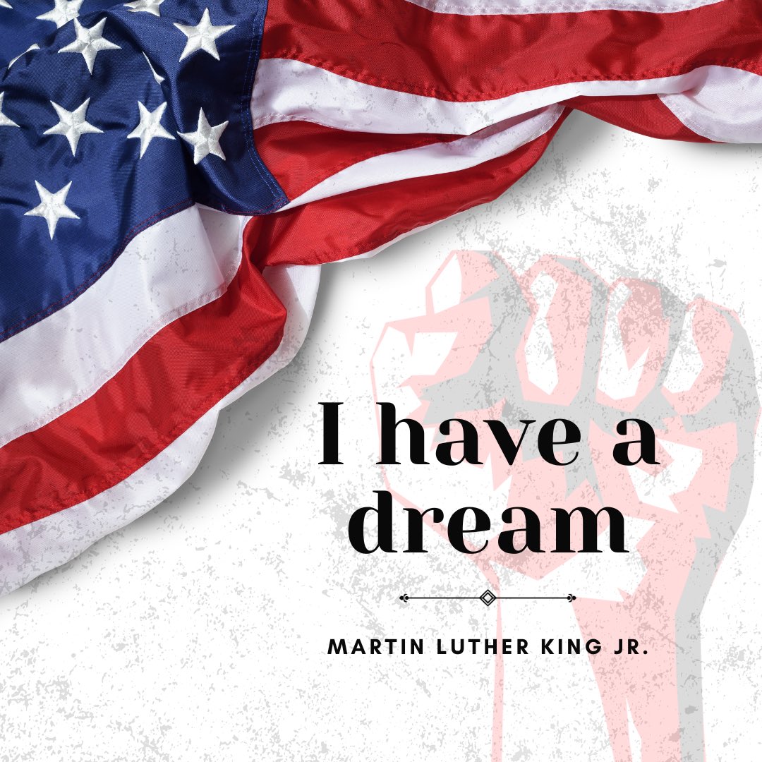 Celebrating MLK Jr. Day, a time to honor the legacy of Martin Luther King Jr. and reflect on the ongoing pursuit of equality and justice. #MLKDay