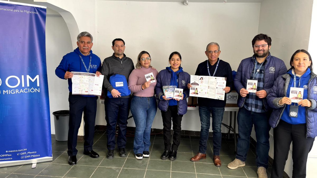 OIM_Mexico's tweet photo. 🤰 En conjunto con Región Sanitaria Juárez hemos trazado la "Ruta de Atención para Mujeres Migrantes Embarazadas en #CiudadJuárez" para asegurar un cuidado integral para esta población.

Este valioso material se puede consultar aquí 👉🏻  https://t.co/udzNGzMYBI https://t.co/E7liwKrTSb