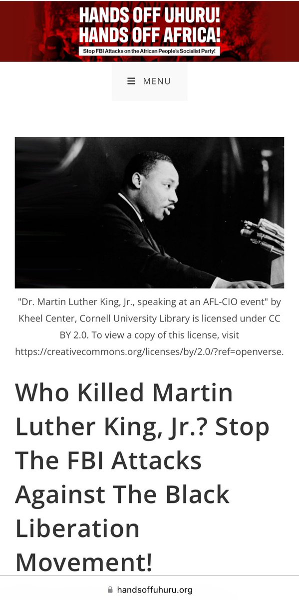 Hands off Uhuru! Hands off Africa! tweet media