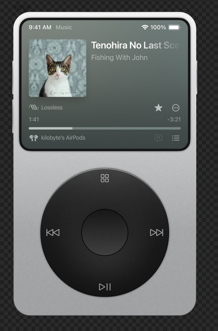 slightly refined this &amp; im no longer calling it iPod Plus