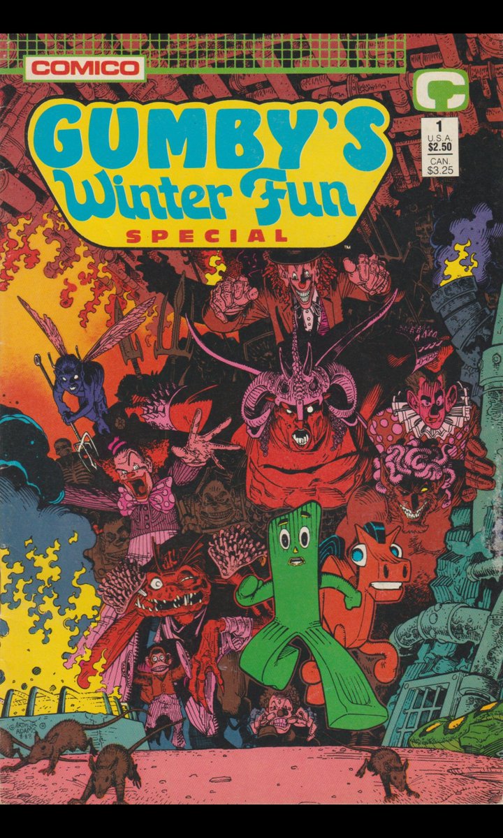 Winter and fun do not go together.   #Gumby #ArthurAdams #comics #comicbook