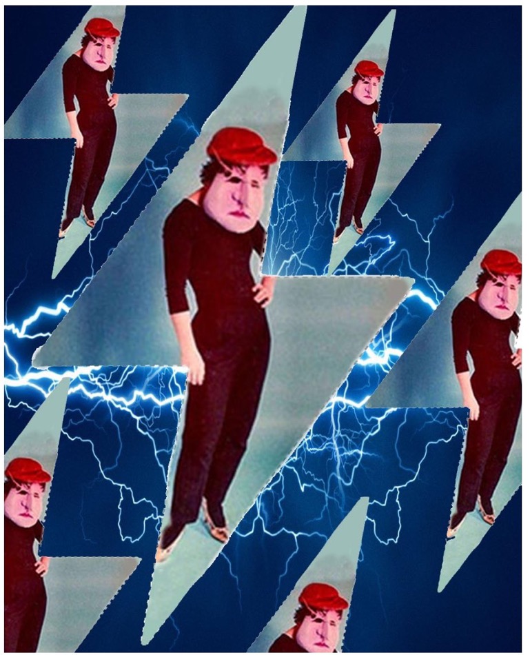 SalsbergMathews's tweet photo. I created this ‘Sparkart’ image for PD Avengers. When I see this I see ‘the Disco Queen’ - my dancing side that says, despite what others may see on the surface, I’m still me. Parkinson’s can’t stop me from dancing! #SparkArt #PDAvengers #Abbott @PdAvengers https://t.co/UUOBEbpI4T
