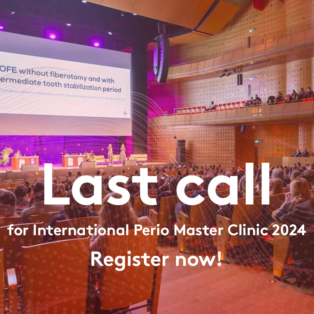 PerioEurope's tweet photo. Last call for International Perio Master Clinic 2024! The conference is just around the corner, and this is your final chance to join the perio event of the year! Secure your spot now. #EFPerio #PerioMasterClinic #IPMC2024
https://t.co/zwDpM63dKy https://t.co/FWfVpoXHqs