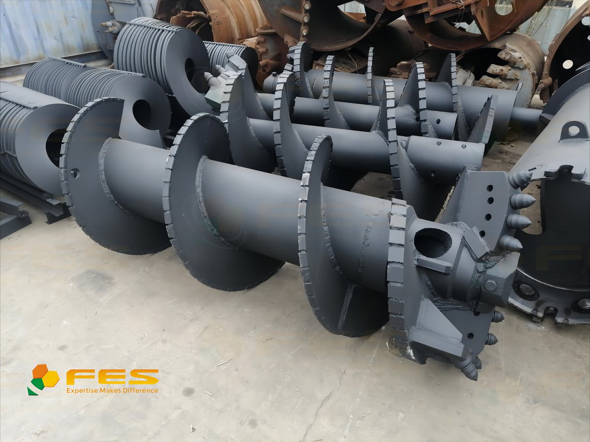 Feschinaltd's tweet photo. Experience your Equipment with FES's Compatible CFA for #Liebherr!

It's 100% compatible with Liebherr drill rigs. Not only with Liebherr, but also with other brands such as #Bauer, #XCMG, and more.

#drillingrig #pilingrig #continuousflightaugers #CFA #Augerboring #CFAStarter https://t.co/YoxRBXMPVM