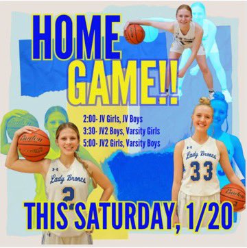 Come watch us play this Saturday! Home against Thunder Basin! #GoBroncs