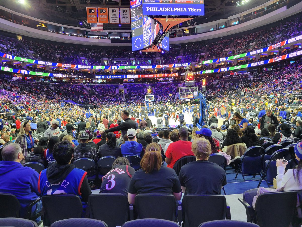 Really enjoyed the Sixers game today