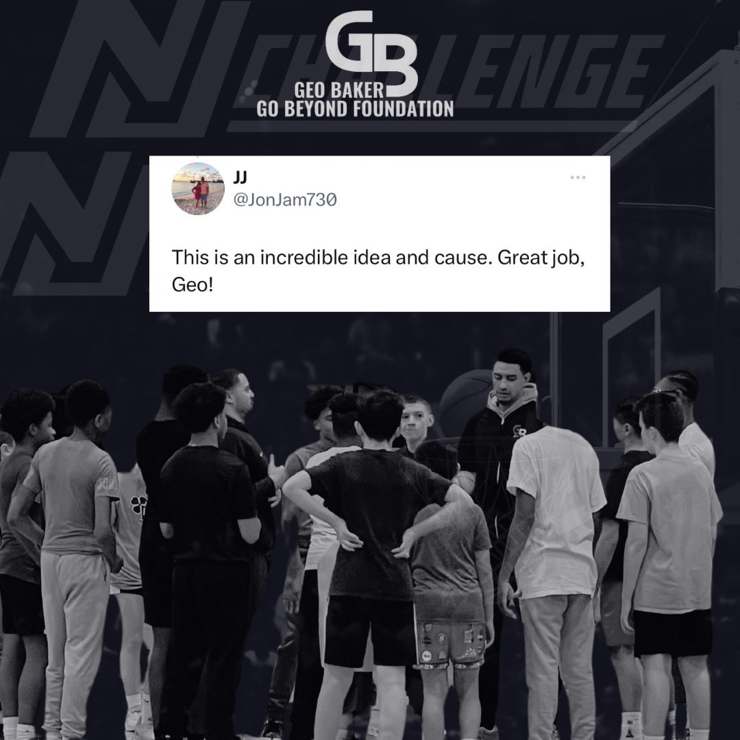 weareinfue's tweet photo. Thankful of the support for this yearβs #NJChallenge @Geo_Baker_1 ππ
See you this Sunday at Ramapo H.S. ‡οΈ
ποΈ TIX: https://t.co/Z3vnfcoWhJ
π DONATIONS: https://t.co/4jUUbEuE4t https://t.co/vXPDE2E5Sx