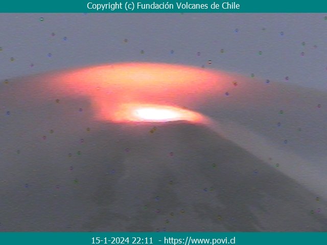 LeonelRozas's tweet photo. Así luce el Villarrica a esta hora, gran espectáculo de la naturaleza (Imagen cámara povi.c https://t.co/Ao4WBpRXhO