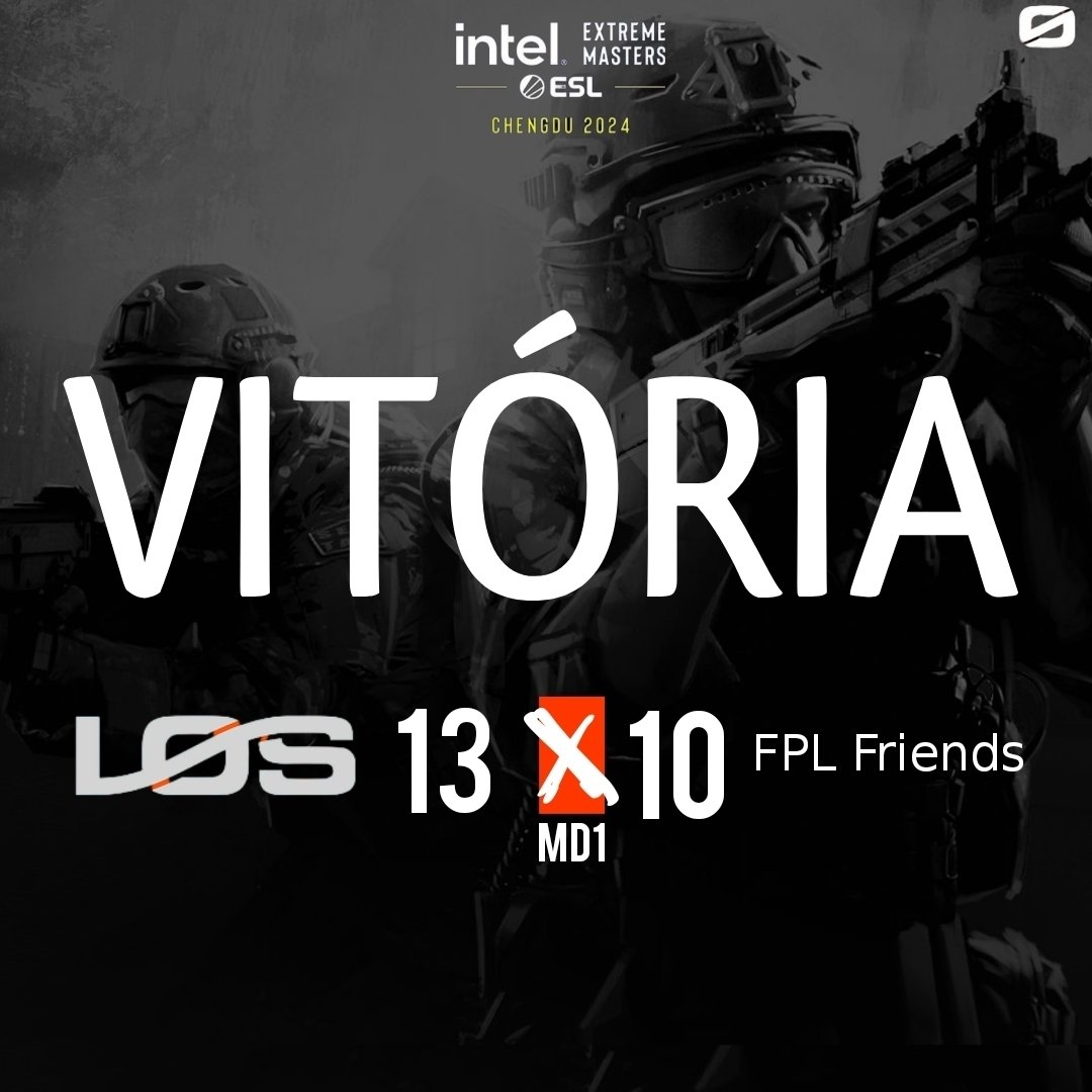 portaldalosgg's tweet photo. VITÓRIA ✅️

🏆Open Qualifier IEM China 
🇧🇷 Los Grandes 13 🆚️ 10 FPL Friends
🗺 Mapa: Anubis
🗡 MD1

📺 @duffyfps_
📎https://t.co/diQ5x7fCB5

#goLOS https://t.co/wuVqKidNdp