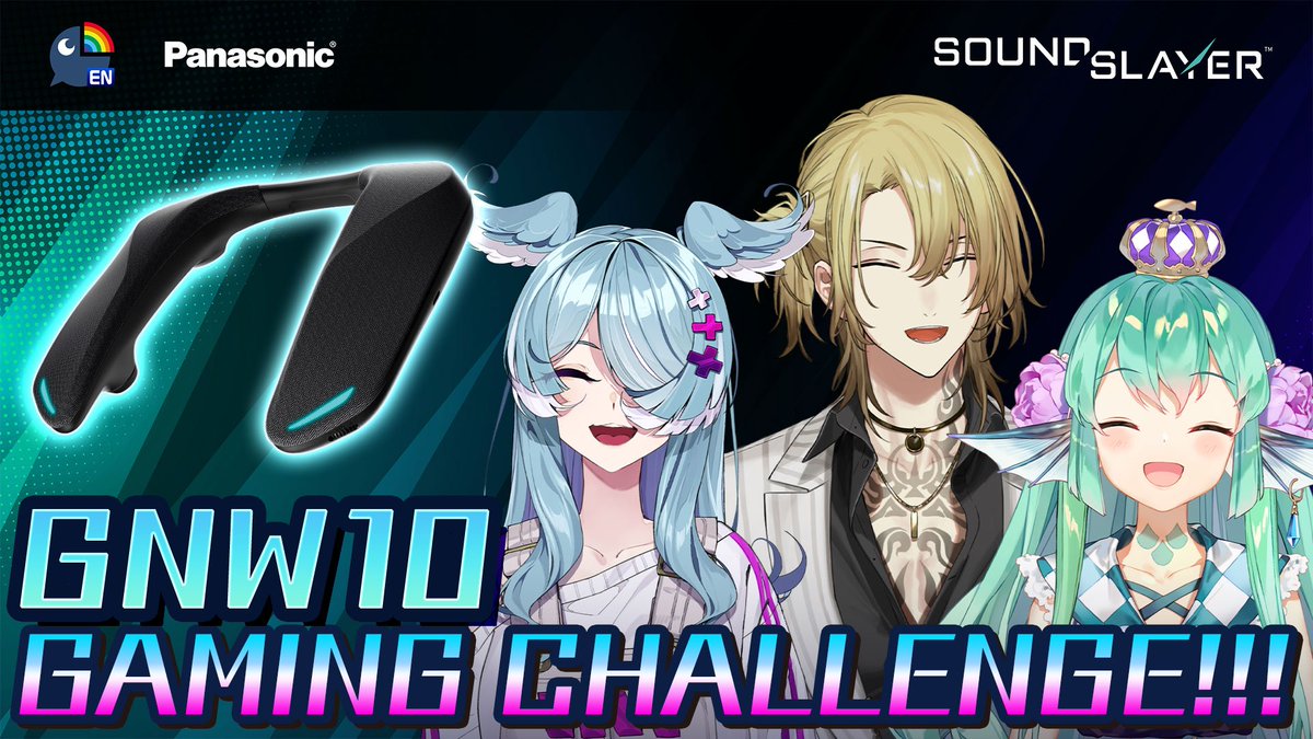 luca_kaneshiro's tweet photo. TIME TO BECOME GAMING WARLORDS w/ Elira & Finana With the help of Panasonic's new GNW10!!
16/1 21:00EST | 17/1 11:00JST https://t.co/6qedSec4Fg
Check out the GNW10 here! https://t.co/xZBt818d9s
#PR #Panasonic #SoundSlayer #GNW10 https://t.co/TYNAy4E51i