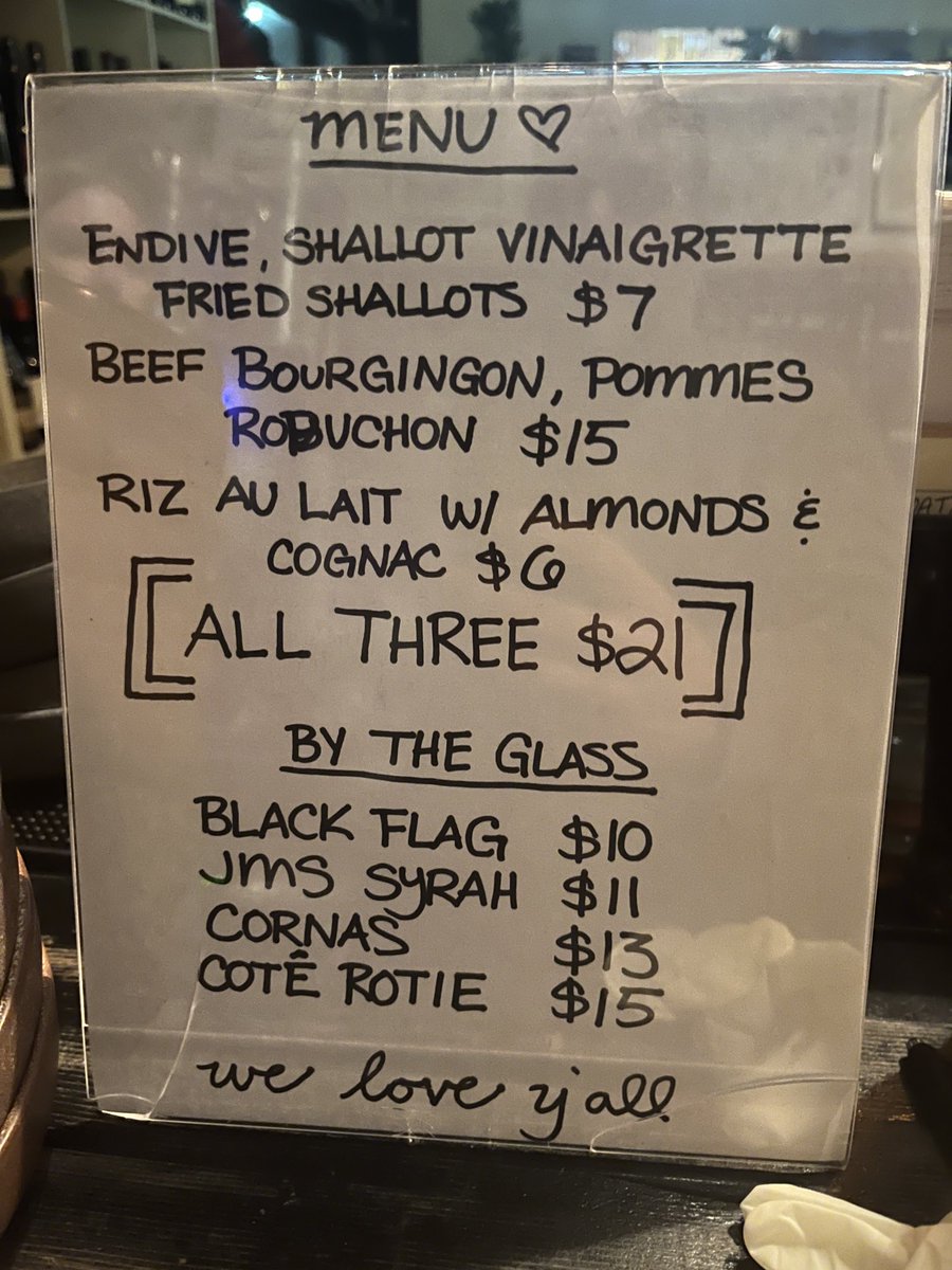 TheMontereySA's tweet photo. LFG!!!

(also there is a free cognac at the end of the meal because I love you) https://t.co/EdQGxUOh5Z