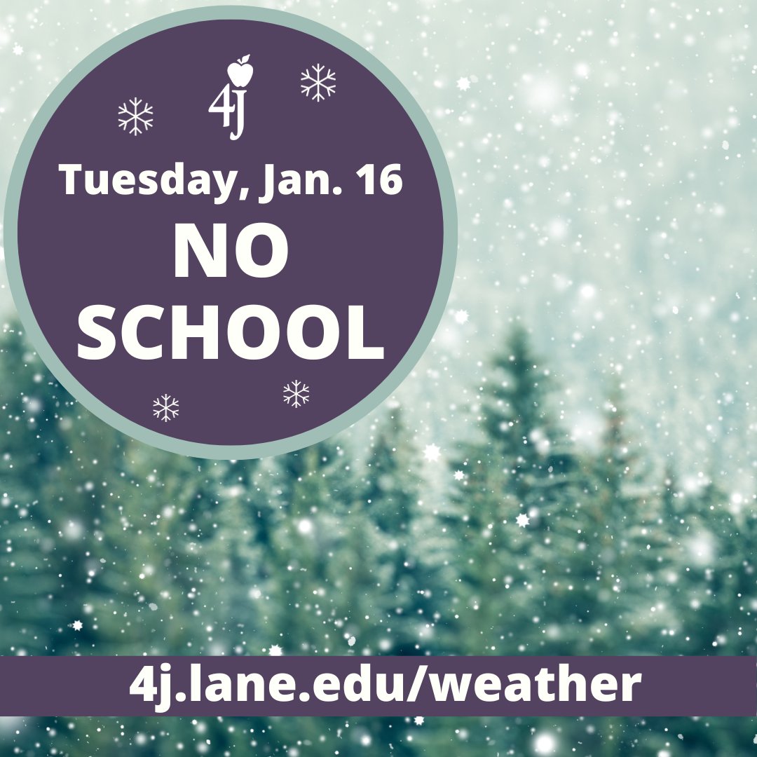 4J Schools - Weather tweet media
